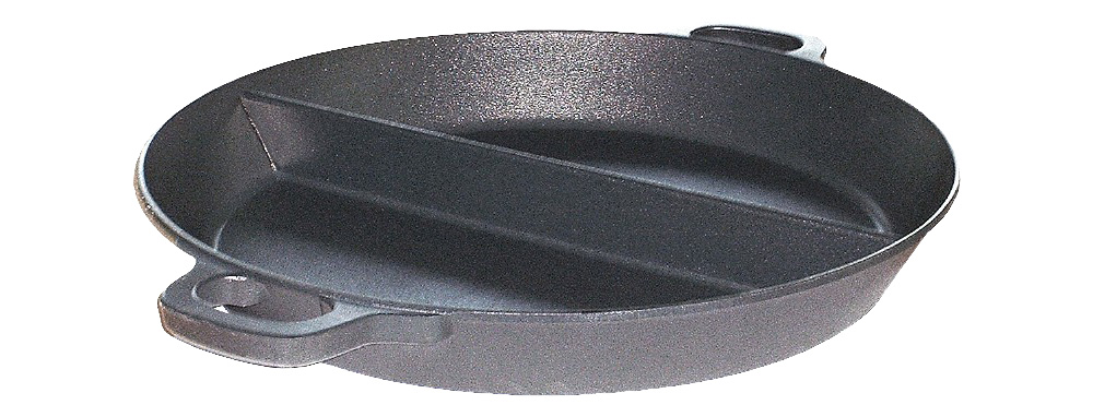 Großraumpfanne Ø 650 mm mit 2-Teilung