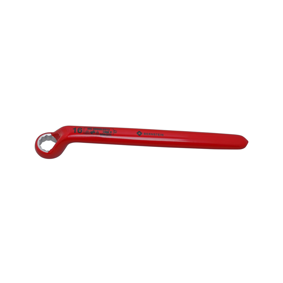 VDE Einmaul-Ringschlüssel einseitig 16,0mm