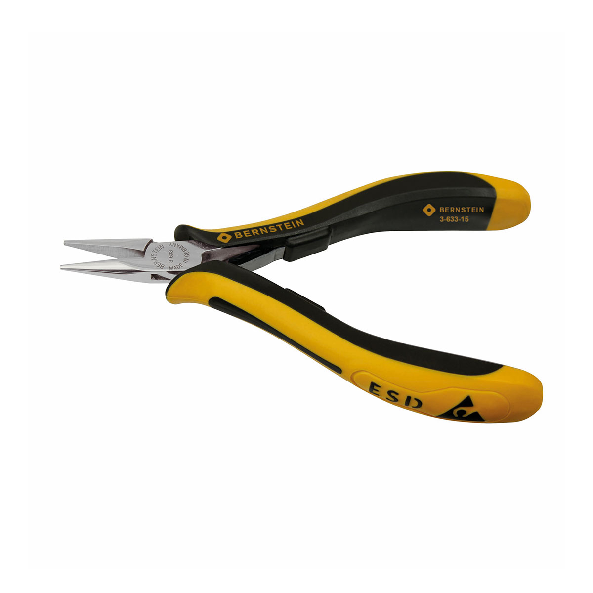 ESD Spitzzange CLASSICline ableitfähig 120 mm glatte Greifflächen