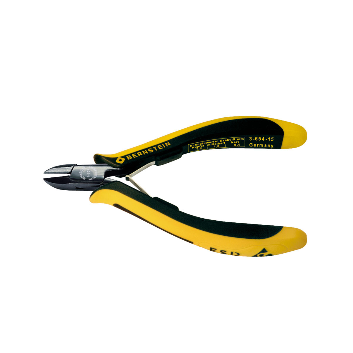 ESD Seitenschneider EUROline Semi Flush 125mm ableitfähig