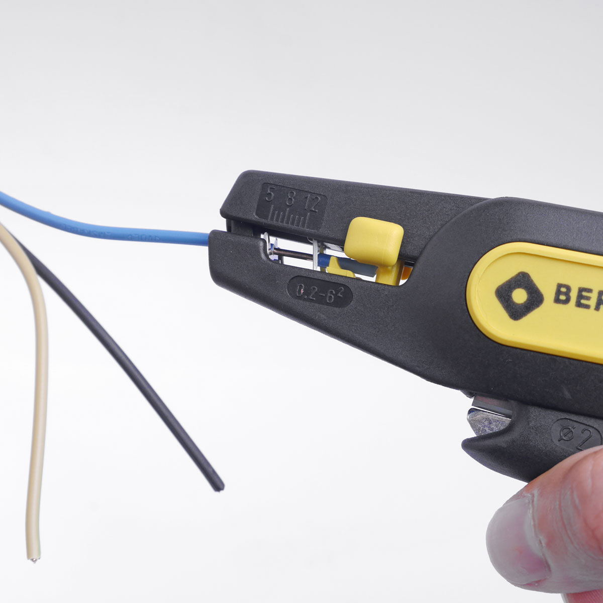 Automatische Abisolierzange 0.2-6mm² mit Anschlag