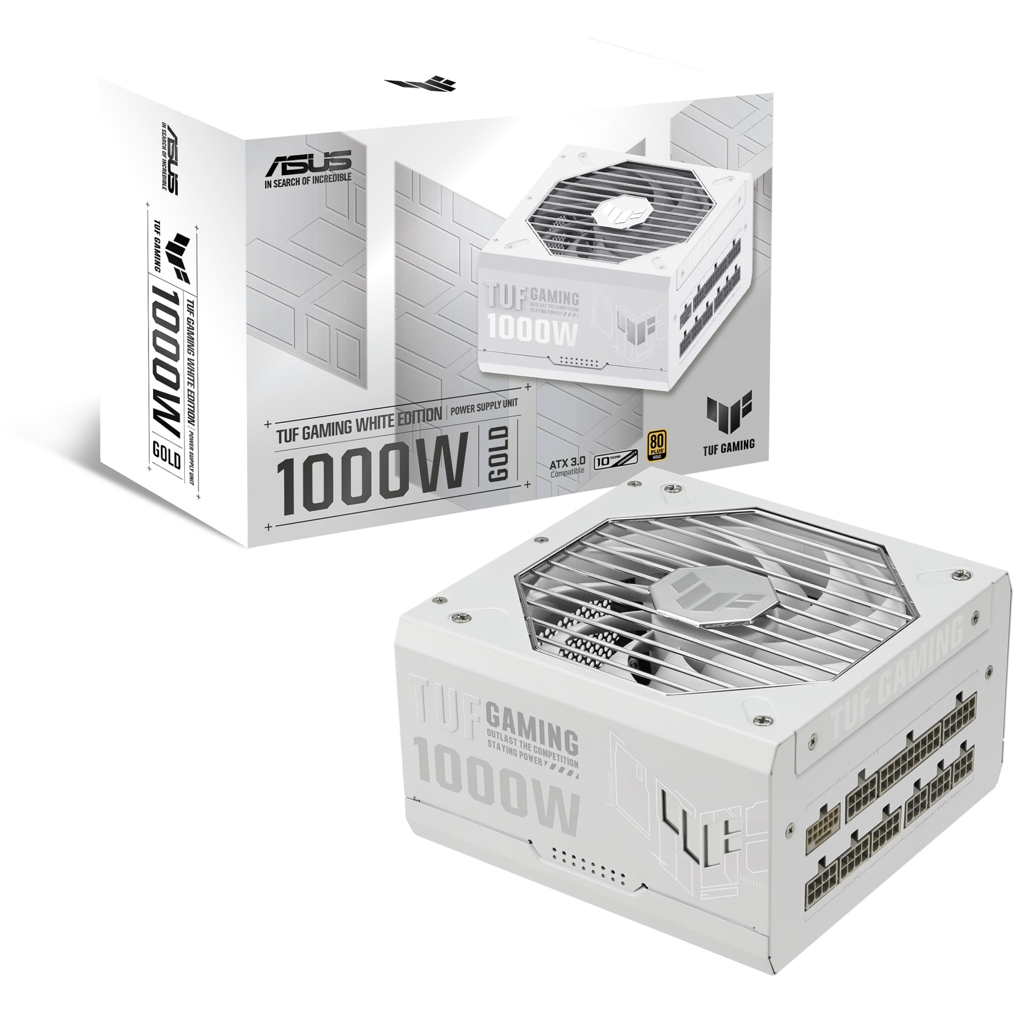 TUF Gaming 1000W Gold White Edition, PC-Netzteil