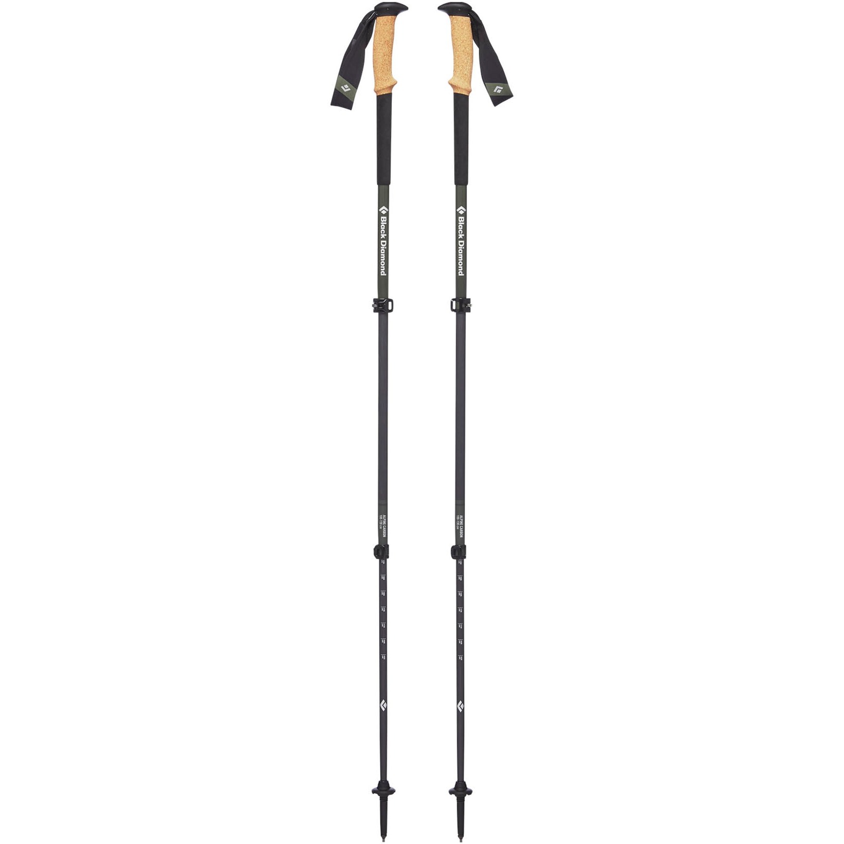 Trekkingstöcke Alpine Carbon Cork, Fitnessgerät
