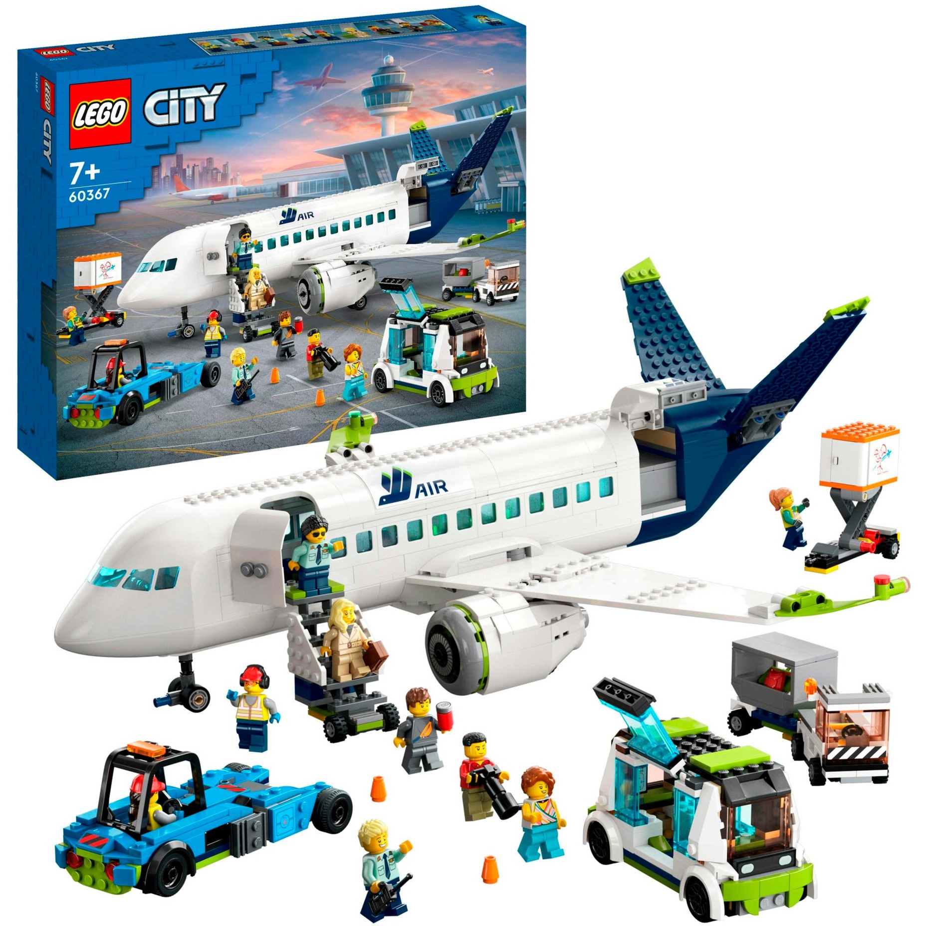 60367 City Passagierflugzeug, Konstruktionsspielzeug