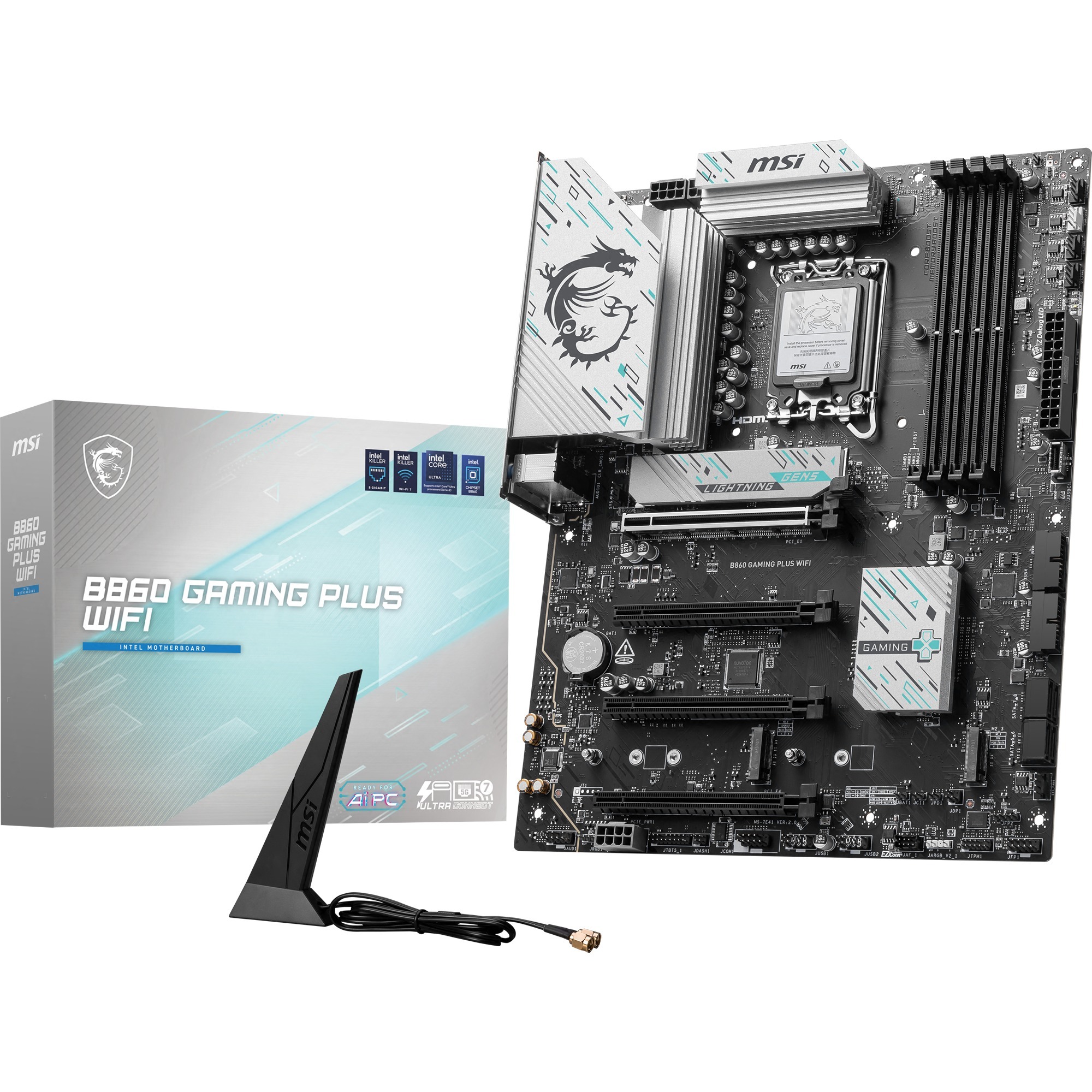 B860 GAMING PLUS WIFI, Mainboard