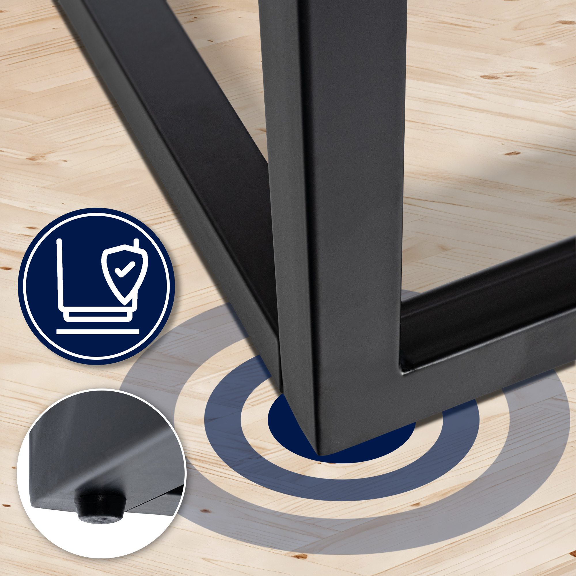 Beistelltisch Manteo 20x20x50 cm