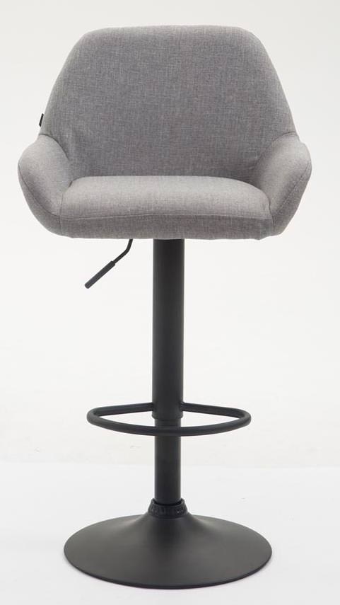 2er Set Barhocker Braga Stoff schwarz