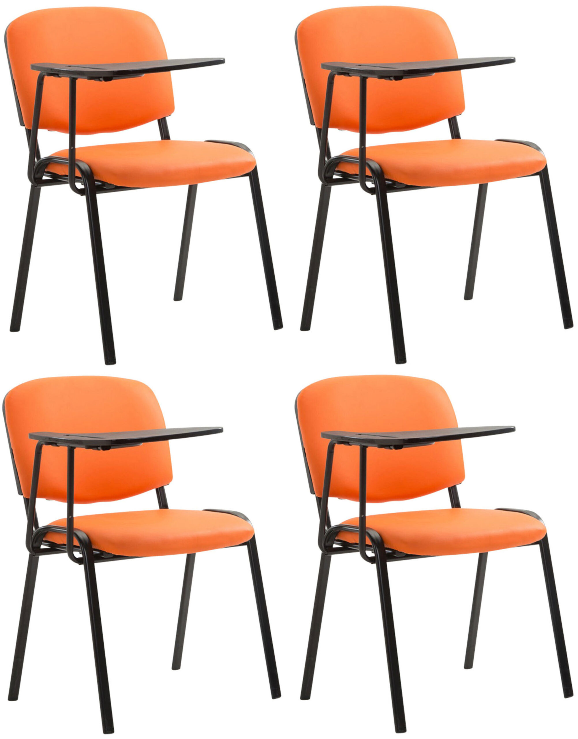 4er Set Stühle Ken mit Klapptisch Kunstleder