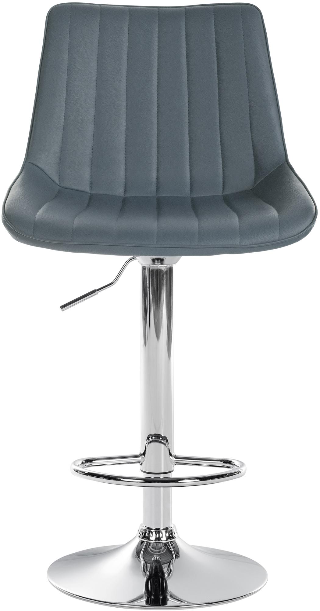 2er Set Barhocker Toni Kunstleder chrom