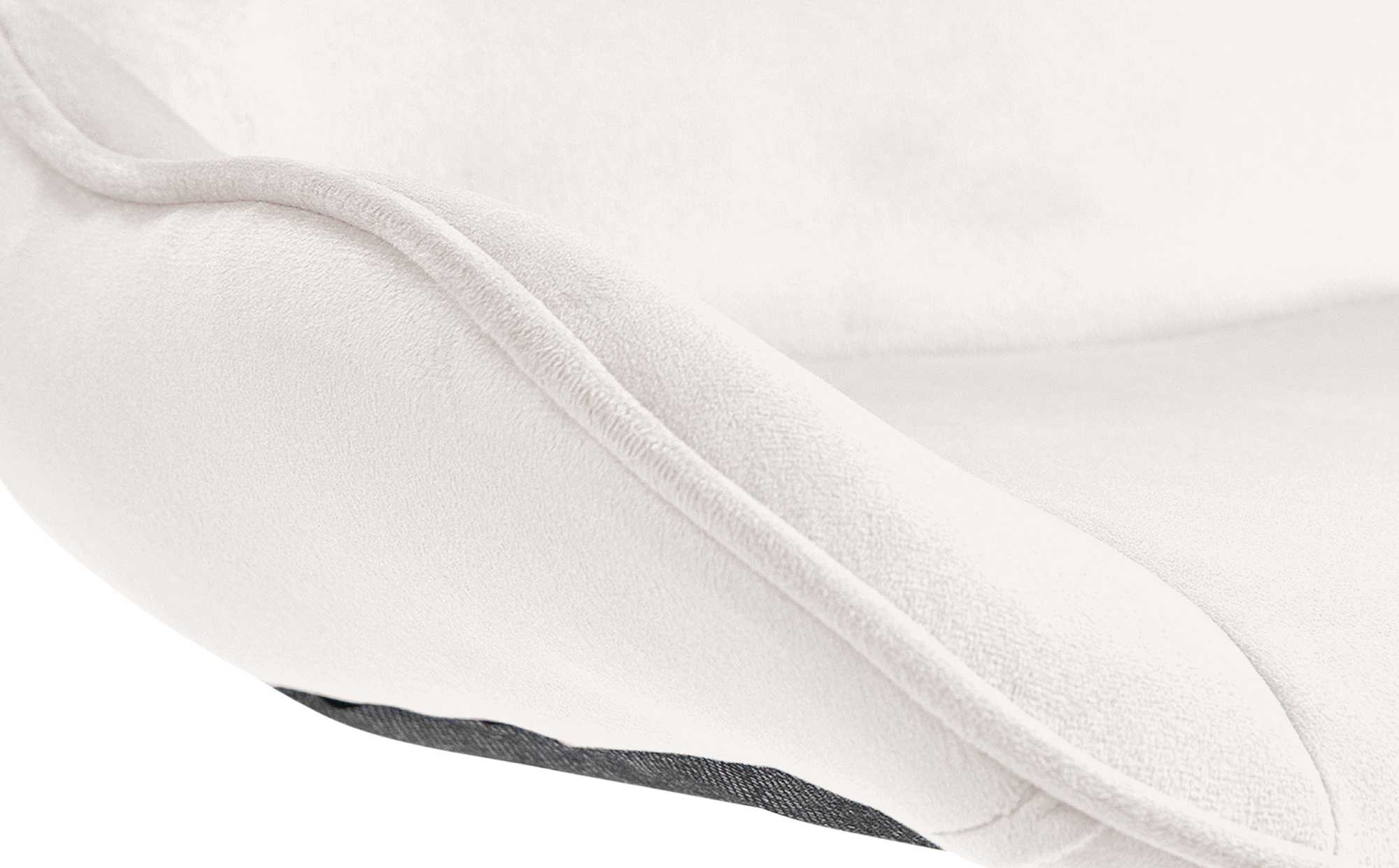 2er Set Barhocker Vonore Samt weiß