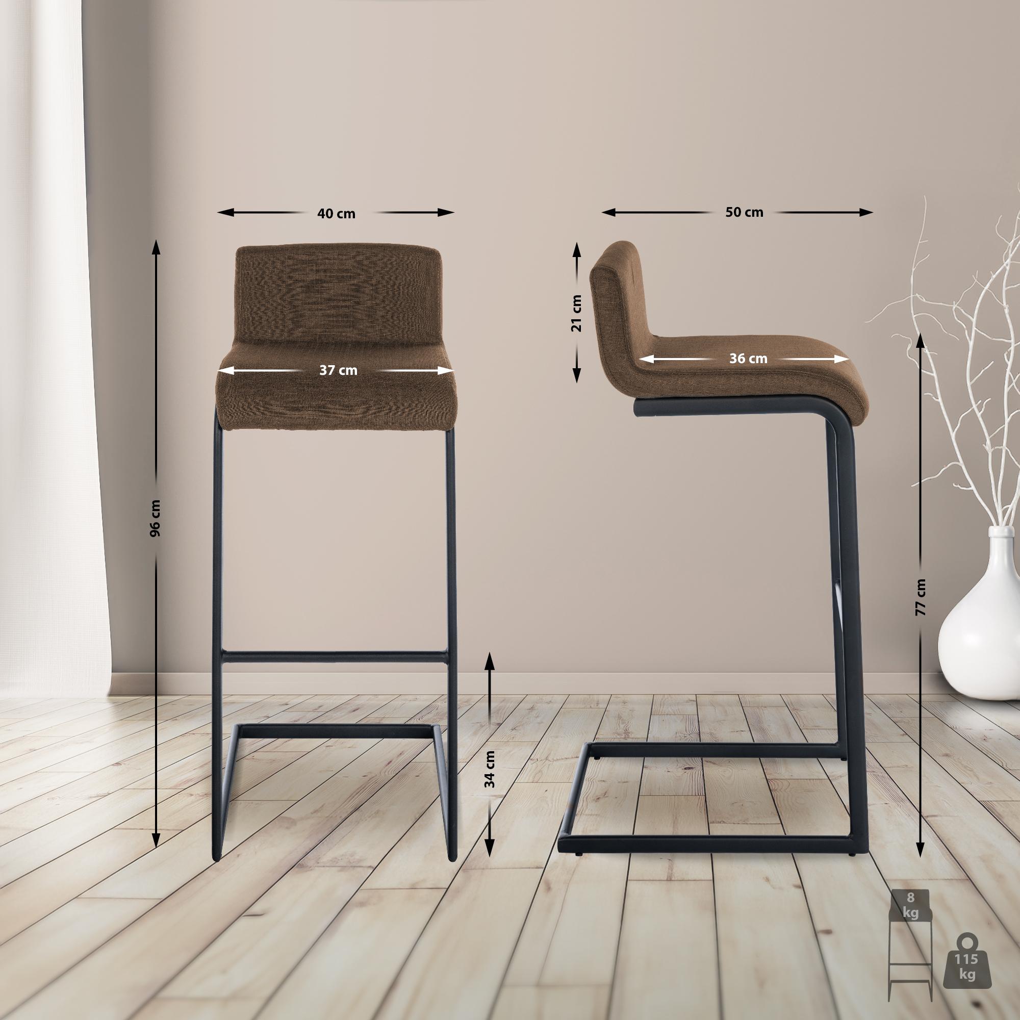 Barhocker Newport Stoff B