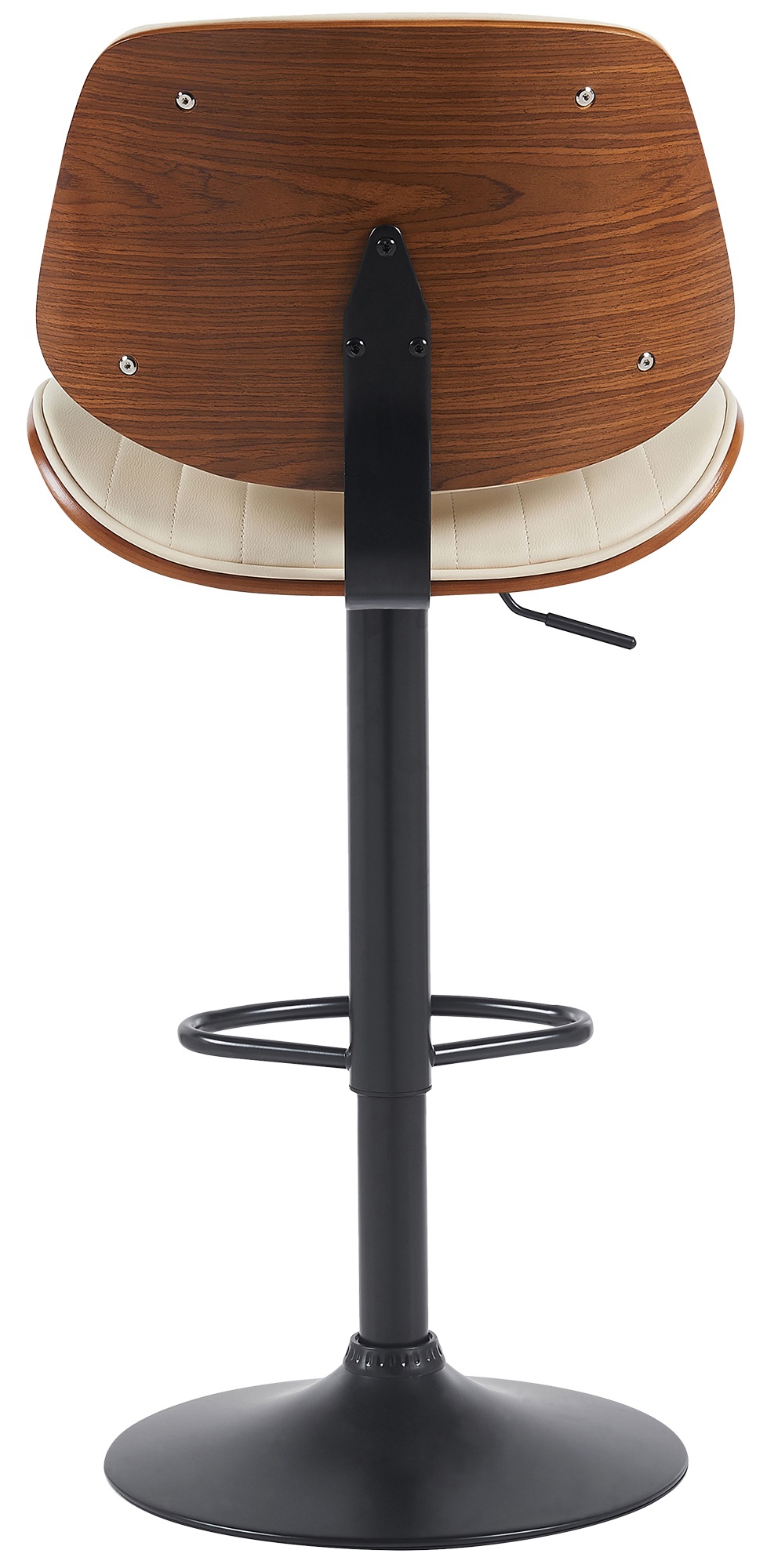 Barhocker Clawson Kunstleder schwarz