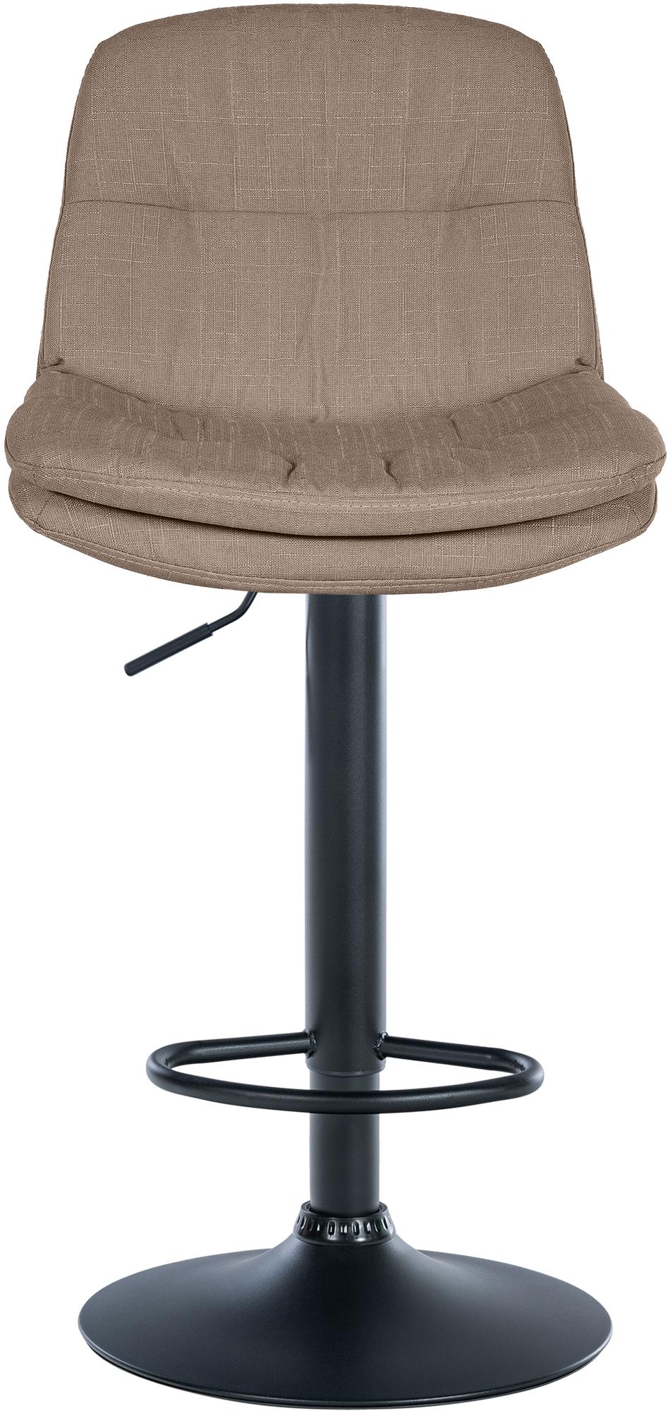 Barhocker Laurel Stoff schwarz