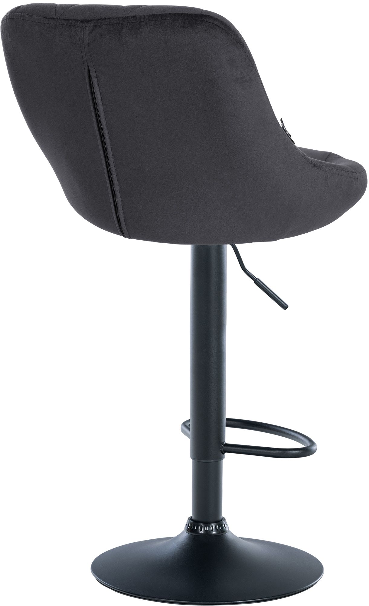 Barhocker Lazio Samt schwarz