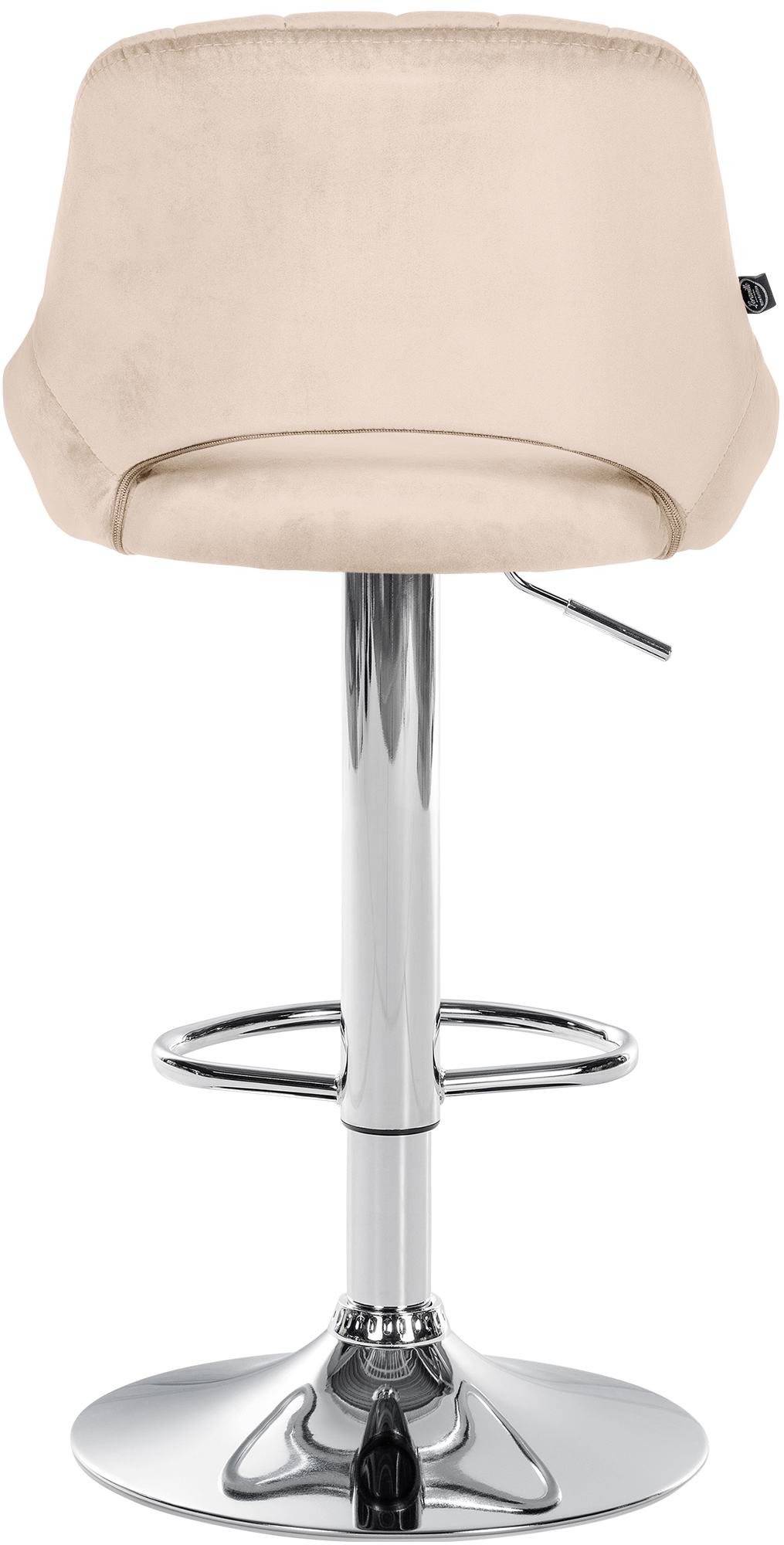 Barhocker Milet Samt chrom