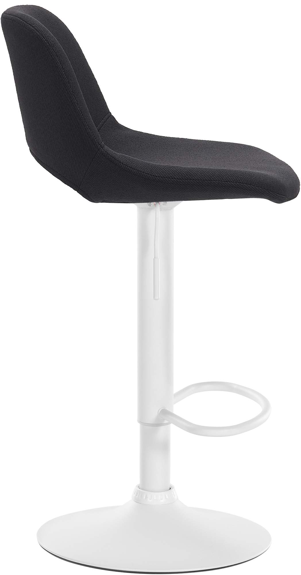 2er Set Barhocker Camden Stoff weiß