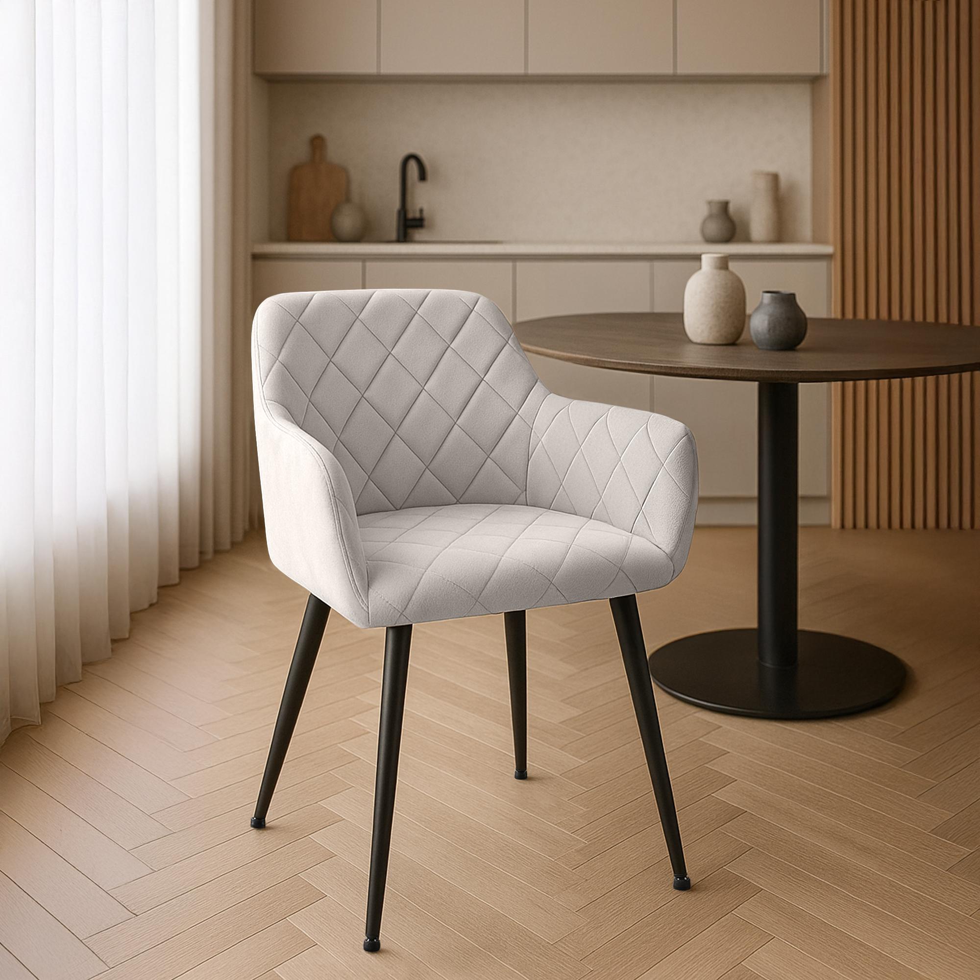 2er Set Esszimmerstuhl Monett Samt B