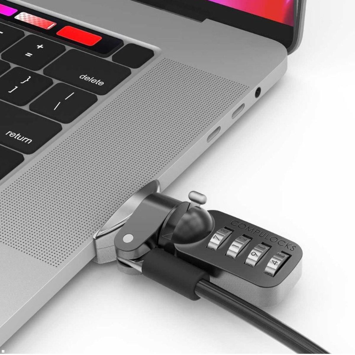 Compulocks Ledge Slot Adapter MacBook Pro 14 Zoll (2021 - 2024) mit Zahlenschloss