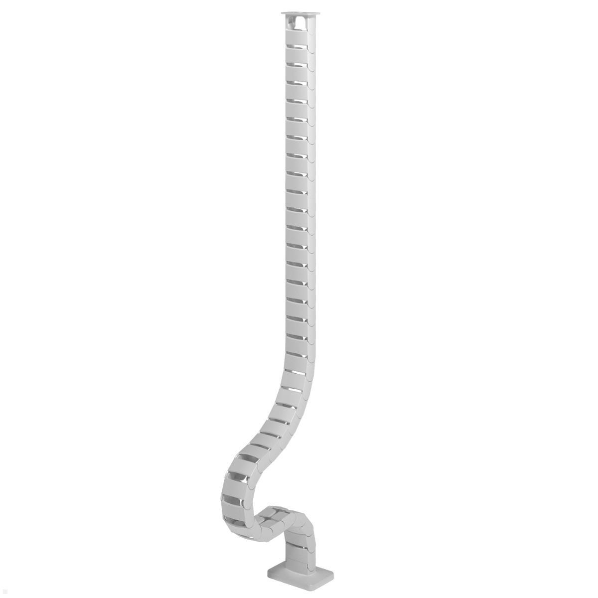 Dataflex Addit Kabelführung/Kabelwurm für Steh-Sitz Tisch 130 cm, weiß (34.470)