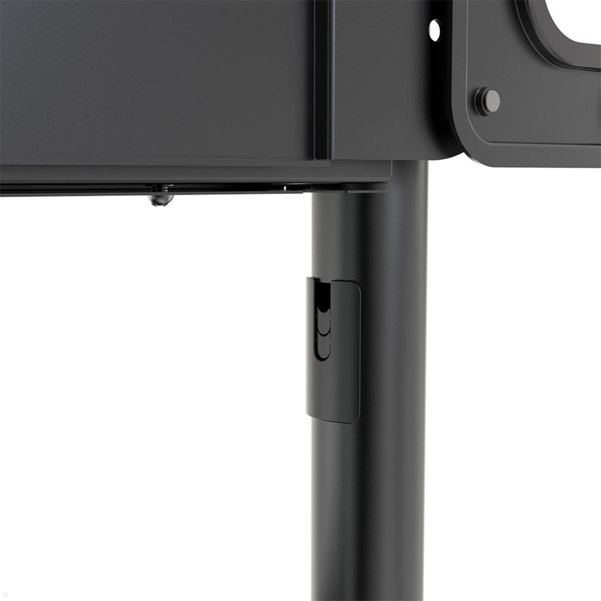 Neomounts NS-M1250BLACK Monitorständer mit Rollen bis 70 Zoll, schwarz