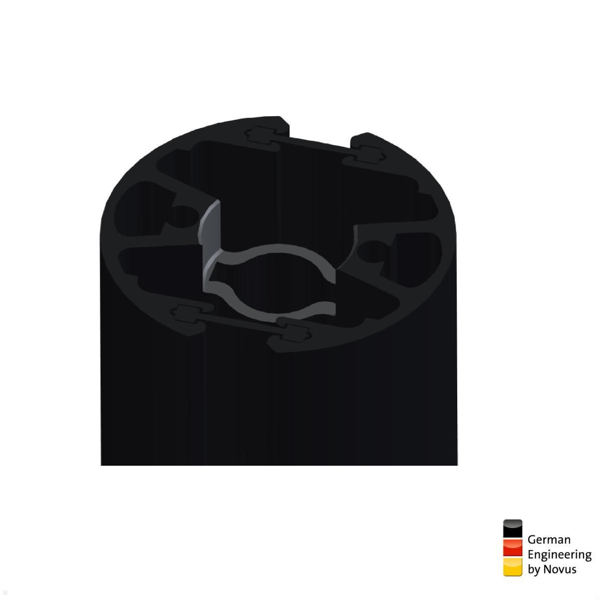 Novus POS base 600 Säule mit Kabelübergang (851+6005+002), schwarz