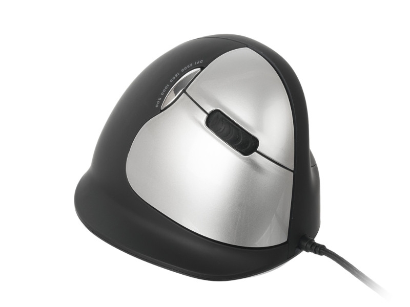 R-Go Tools Mouse ergonomische Maus L rechts RGOHELA, drahtgebunden