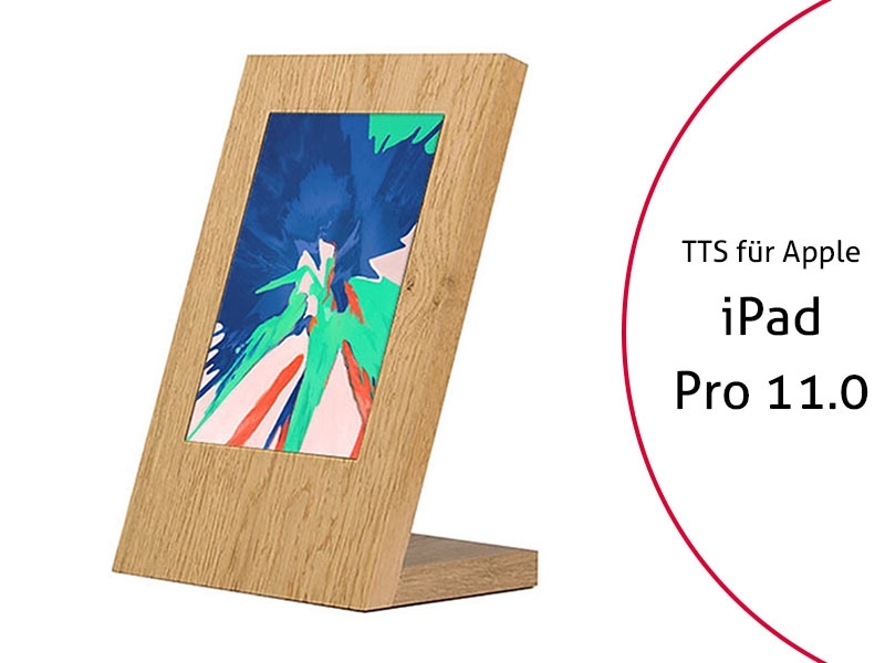 TabLines TTS062 Tablet Tischständer Apple iPad Pro 11, Eiche