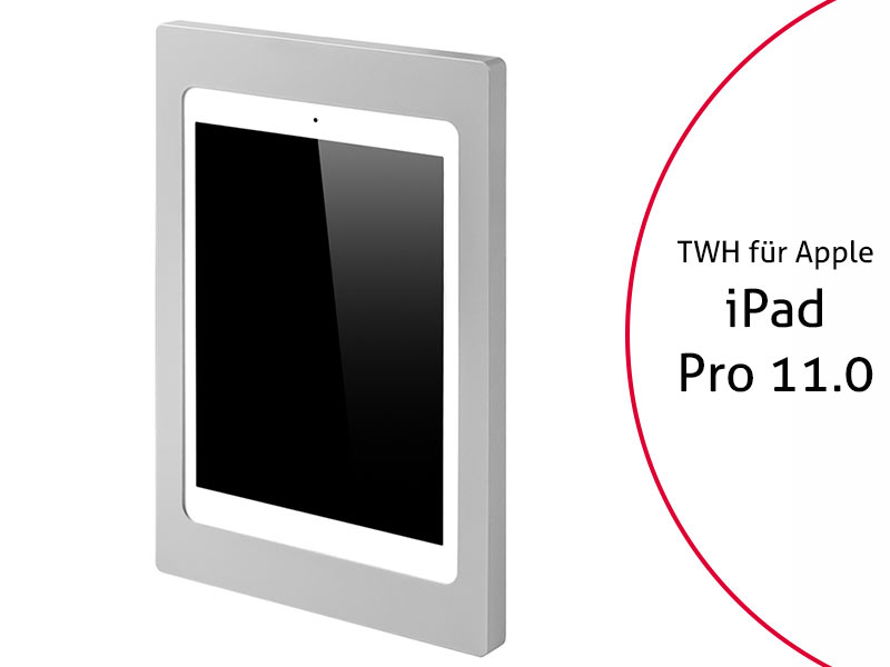 TabLines TWH022S Tablet Wandhalterung für Apple iPad Pro 11 Zoll, silber