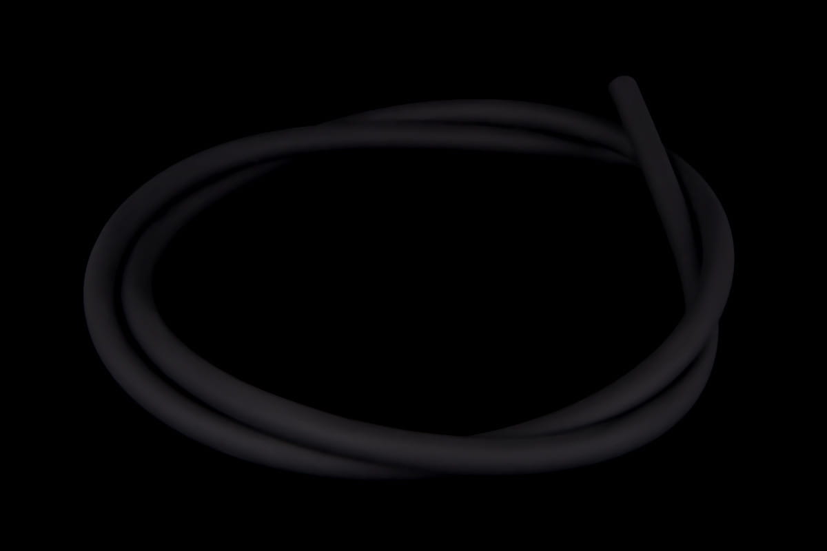 Schlauch AlphaTube TPV 12,7/7,6 - Black Matte 100m Rolle