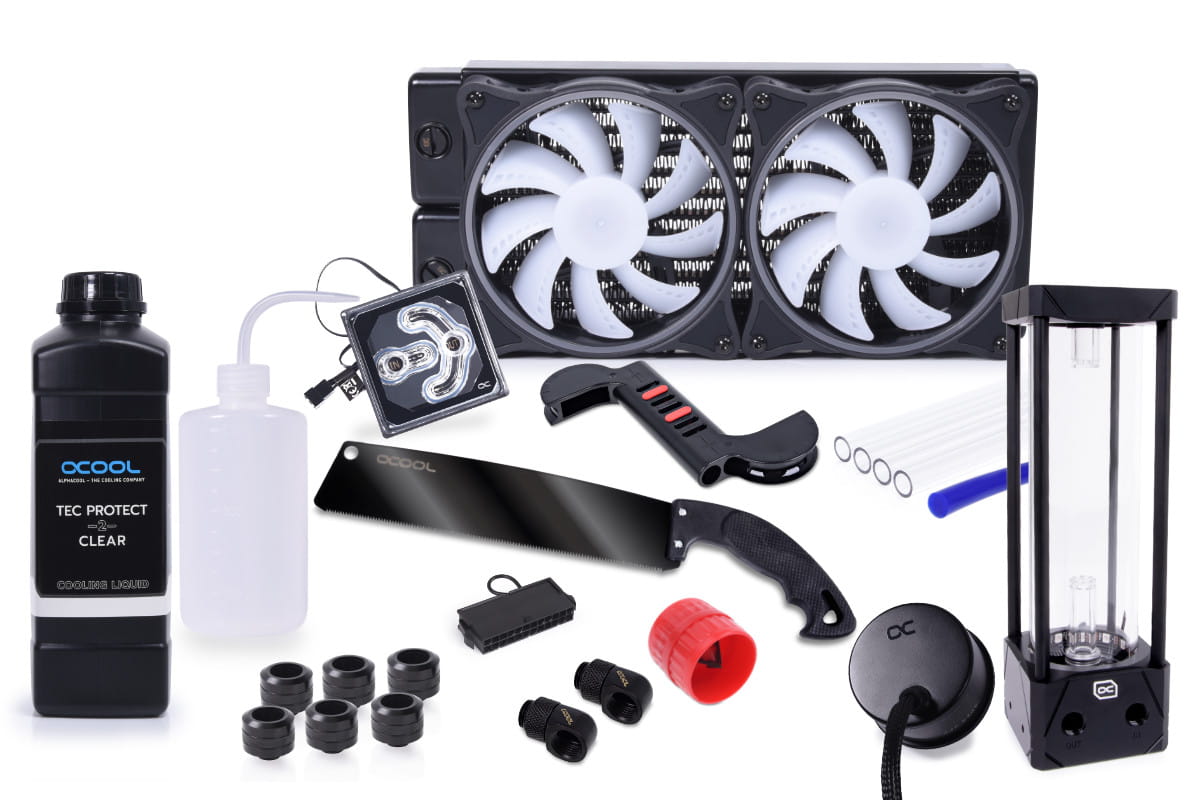 Core Hurrican 240mm XT45 HardTube Wasserkühlungs Set EOL