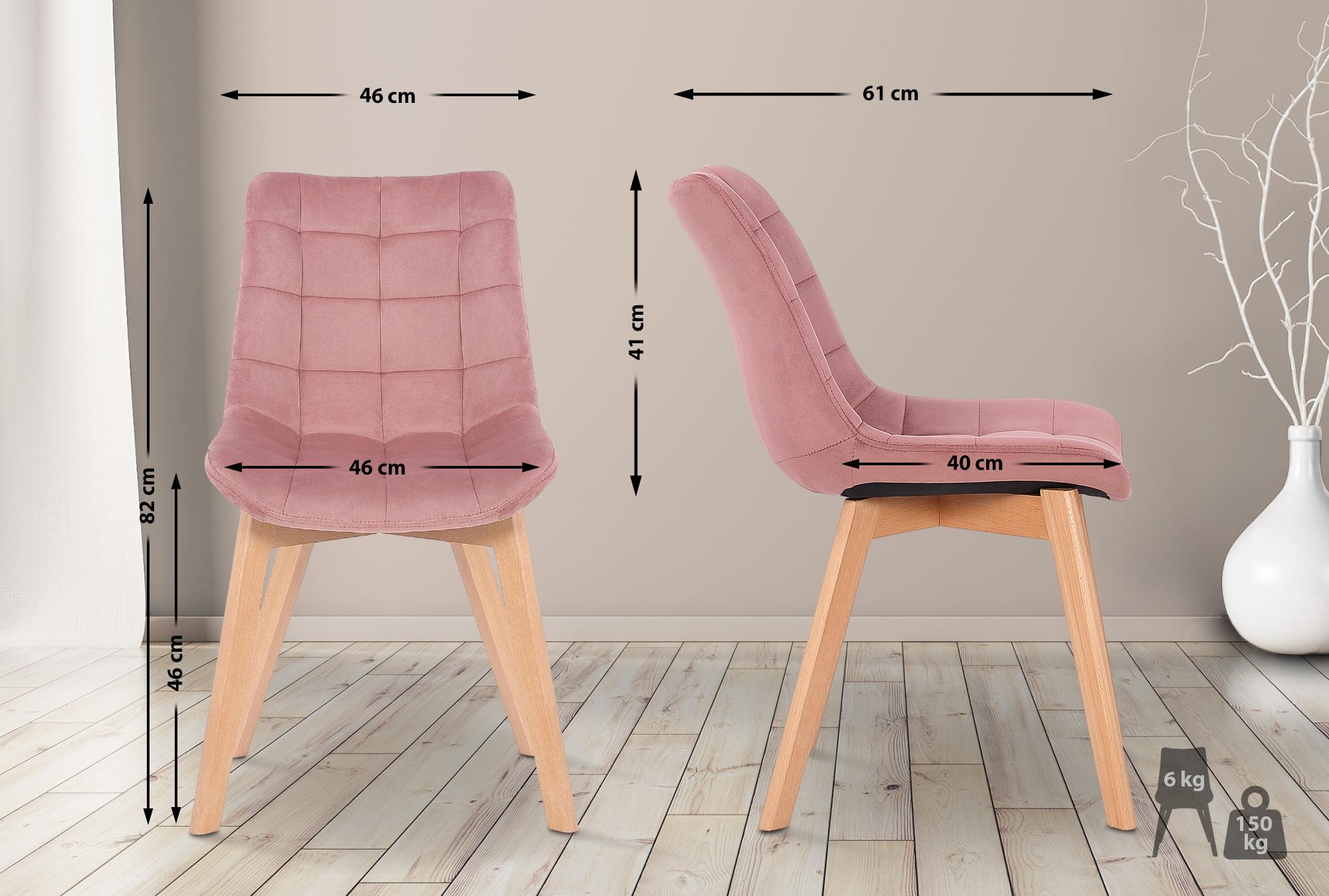 Esszimmerstuhl Passaic Samt