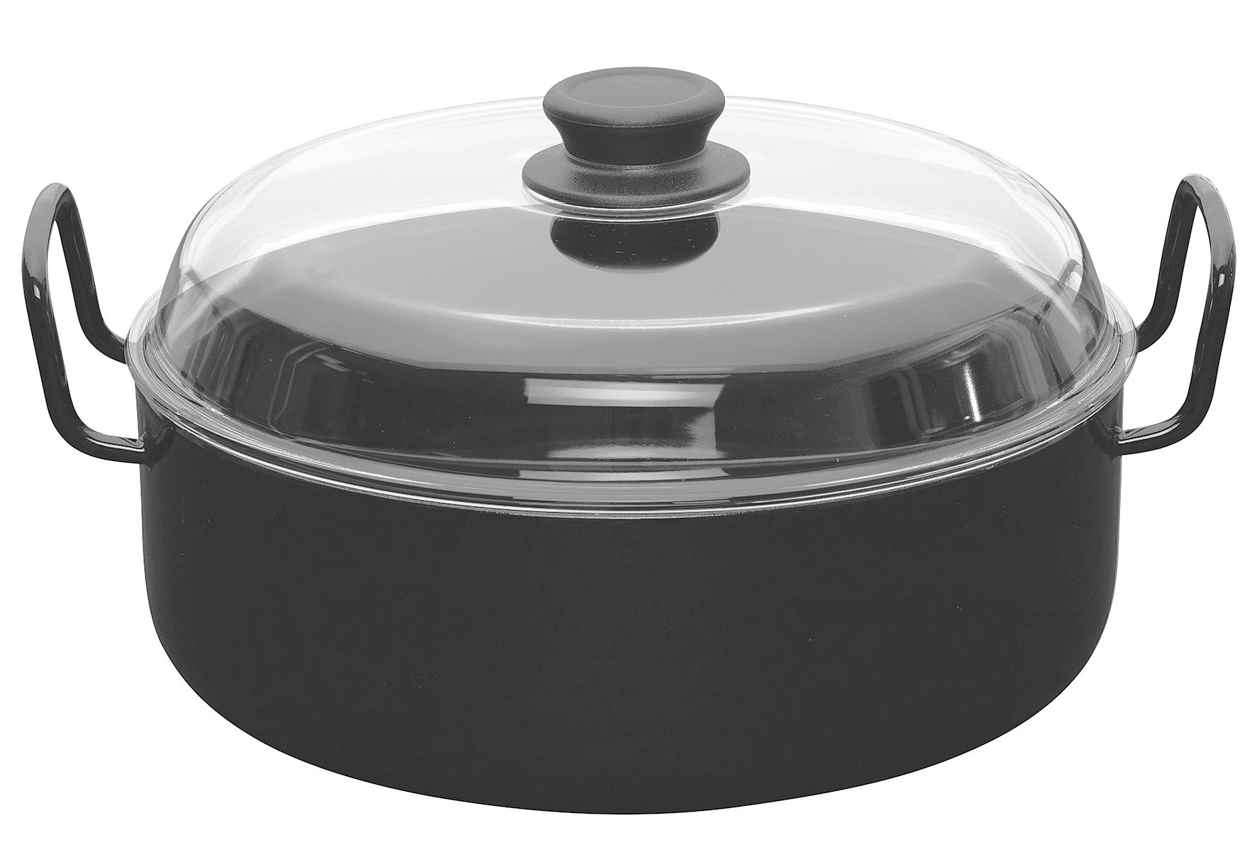 RIESS Schmorpfanne Oma´s mit Glasdeckel