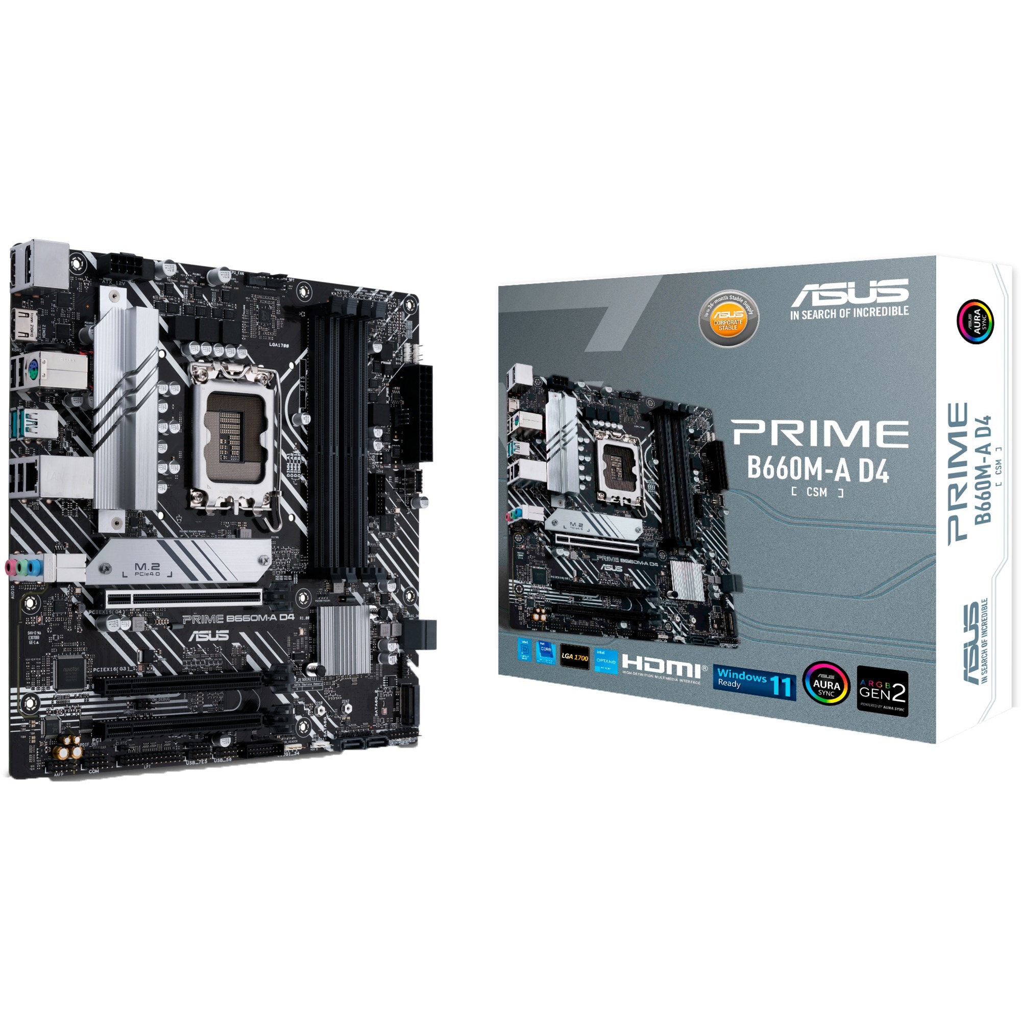 PRIME B660M-A D4-CSM, Mainboard