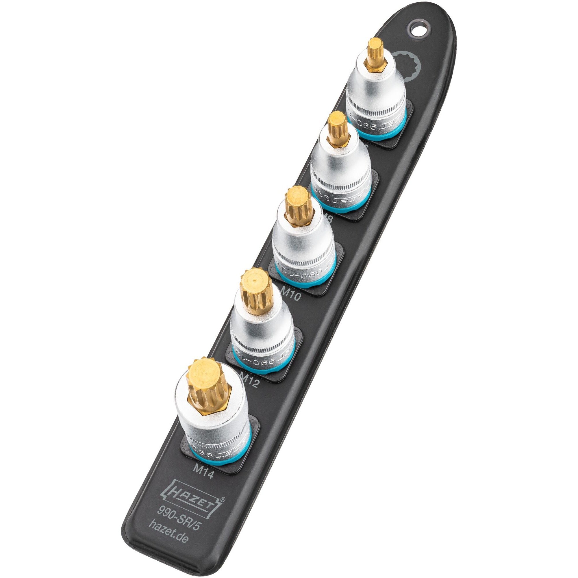 SmartRail 1/2" Steckschlüsseleinsatz-Satz Innenvielzahn, 5-teilig