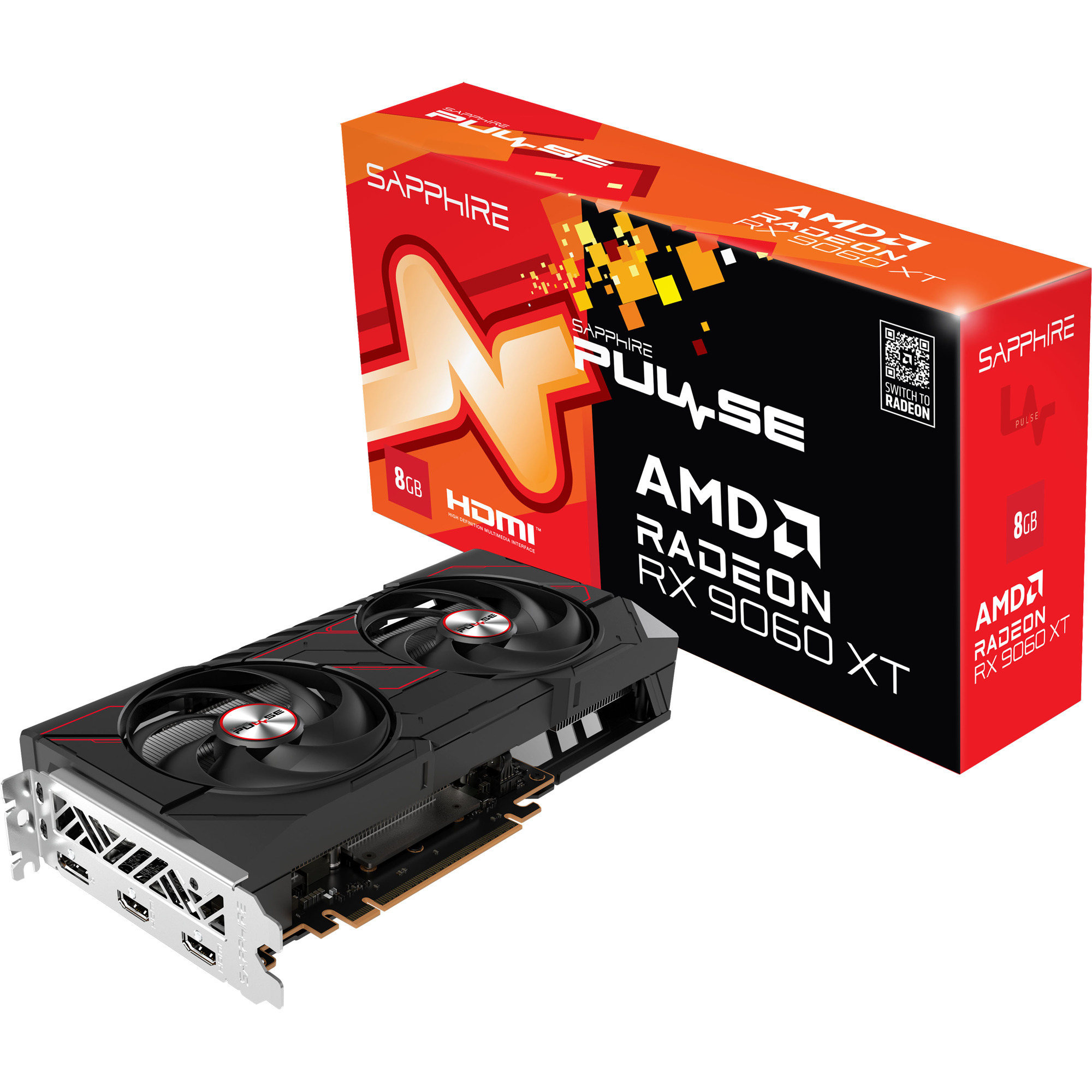 Radeon RX 9060 XT Pulse 8GB, Grafikkarte