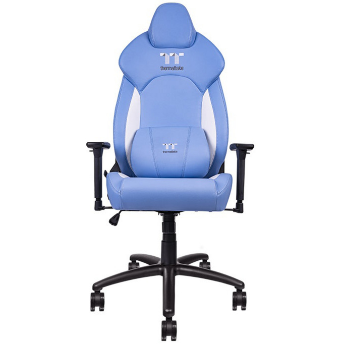 V Comfort Blue & White Gaming-Stuhl