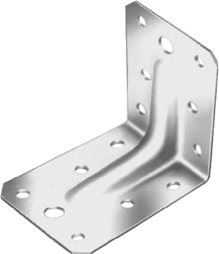 Winkelverb.ABR ABR90 90x90x65mm Anz.Löcher5/11 S.2,5mm - VPE: 50