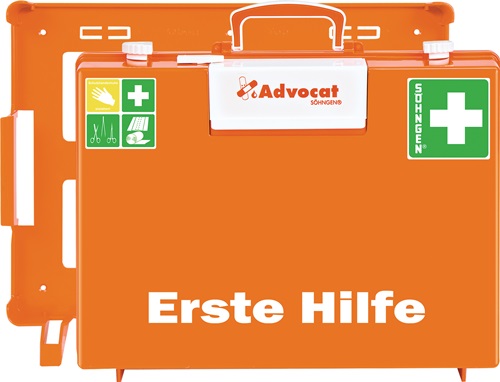 Erste Hilfe Koffer Advocat B400xH300xT150ca.mm orange SÖHNGEN