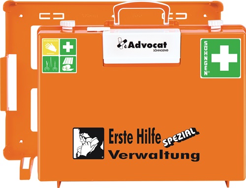 Erste Hilfe Koffer Advocat Verwaltung B400xH300xT150ca.mm orange SÖHNGEN