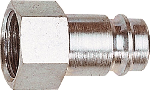 Stecknippel STA gehärtet/vern.Stecker DN 10 IG G 1/4 Zoll RIEGLER - VPE: 10