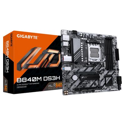 Gigabyte B840M DS3H - Motherboard - micro ATX - Socket AM5 - AMD B840