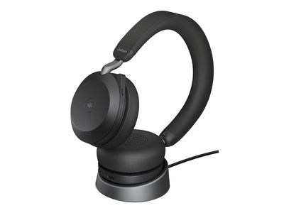 Jabra Over-Ear Headset mit Ladestation Evolve2 75
