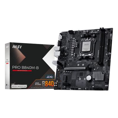 MSI Mainboard PRO B840M-B - Micro ATX - Socket AM5 - AMD B840