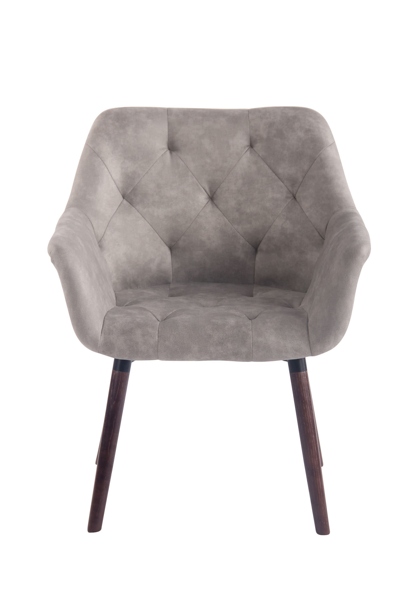 Esszimmerstuhl Cassidy Vintage Kunstleder walnuss