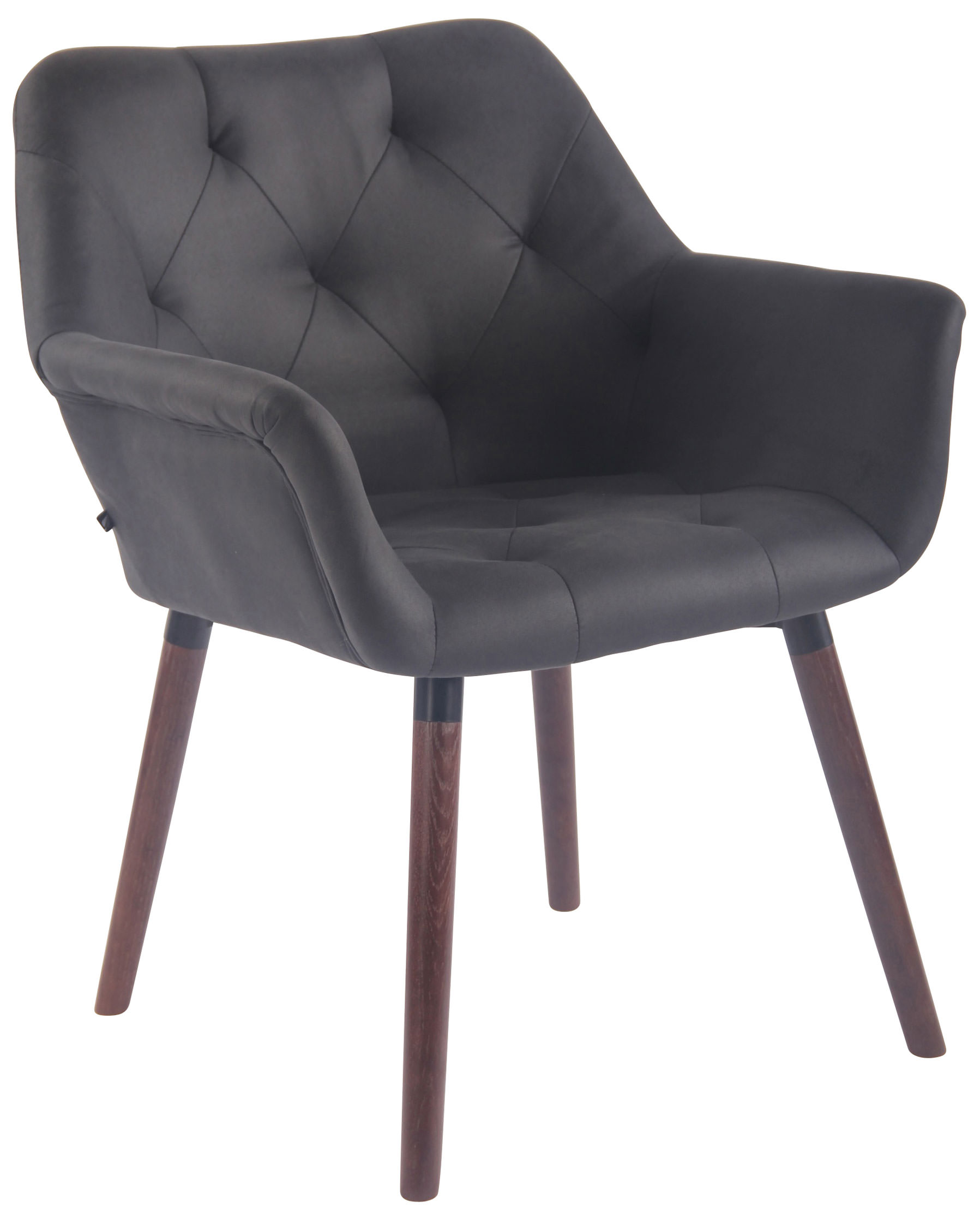 Esszimmerstuhl Cassidy Vintage Kunstleder walnuss