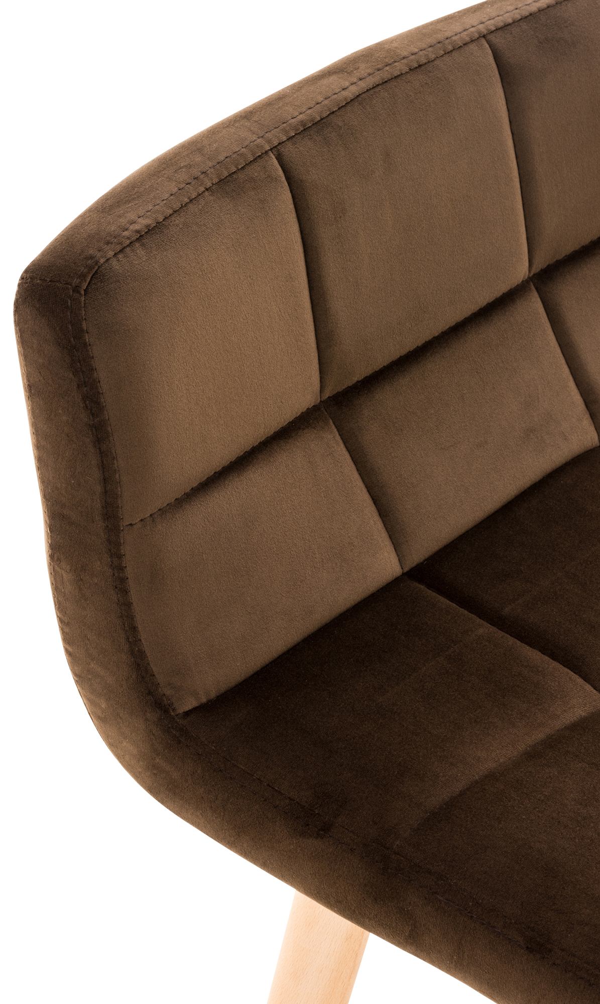 2er Set Barhocker Lincoln Samt