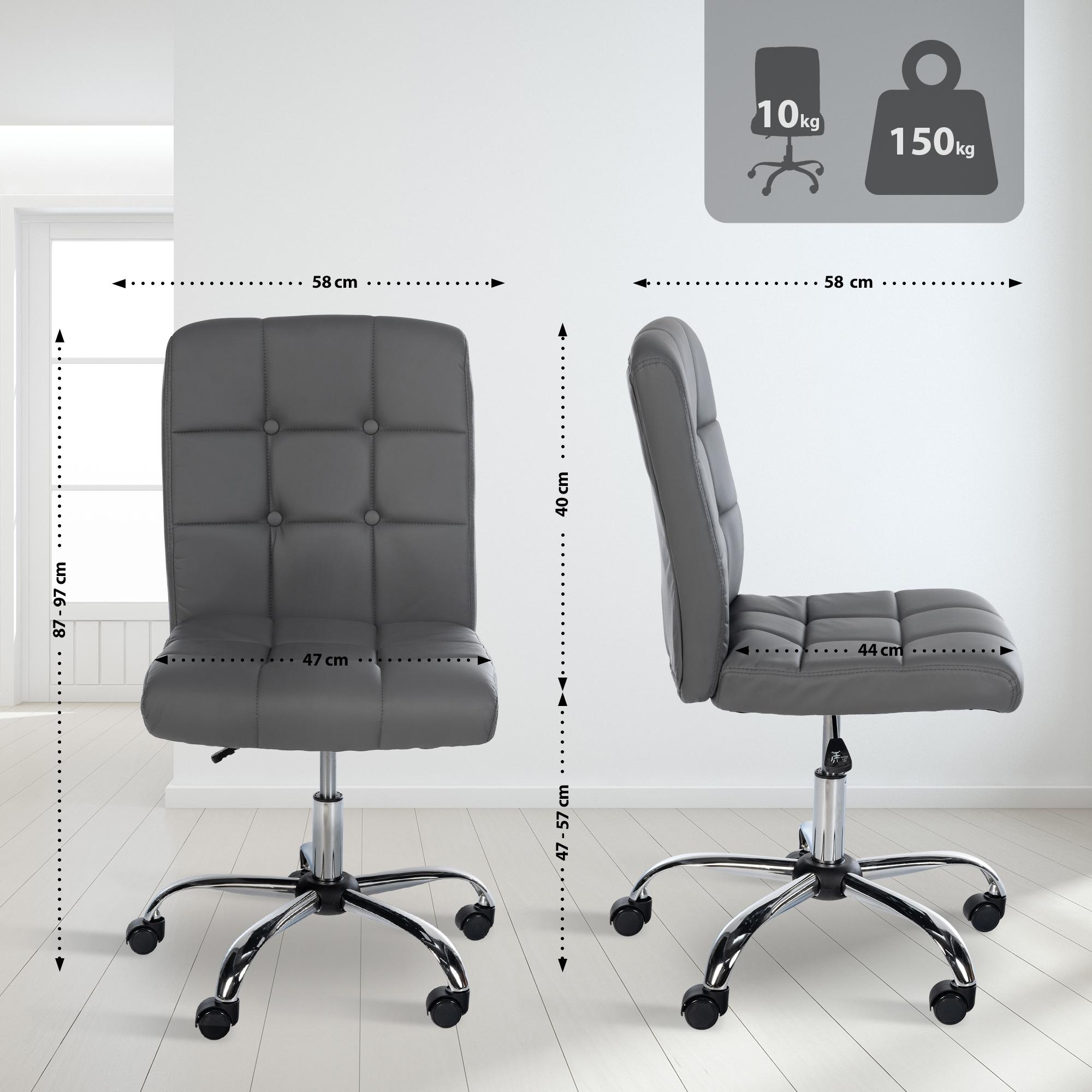 Arbeitshocker Trenton Kunstleder