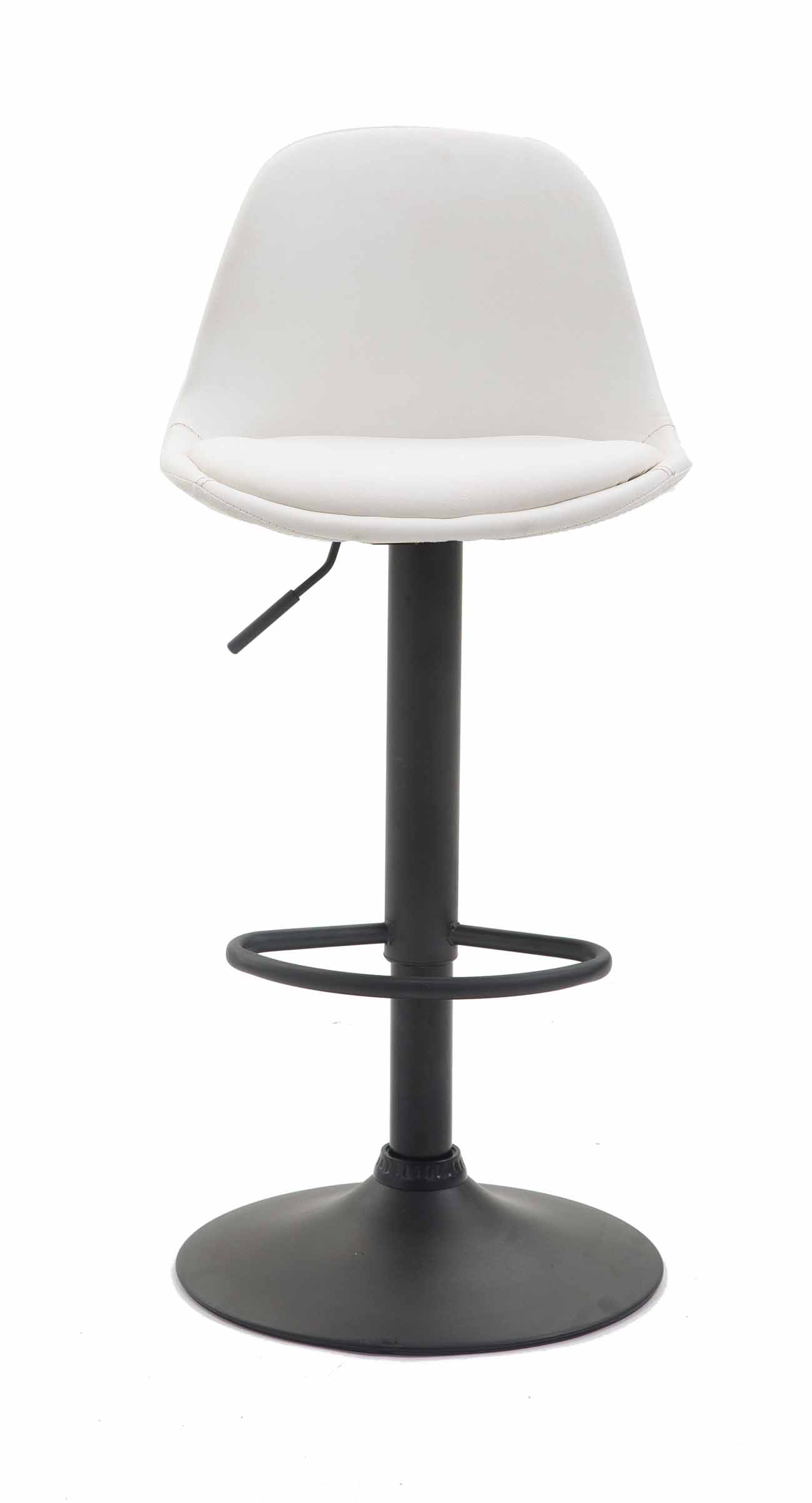 Barhocker Kiel Vollgepolstert Kunstleder schwarz