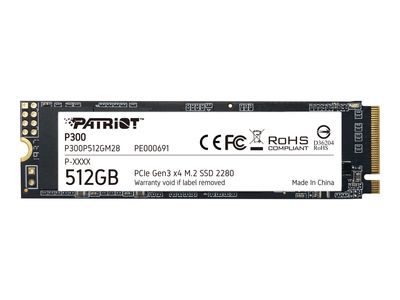 Patriot SSD P300 - 512 GB - M.2 2280 - PCIe 3.0 x4 NVMe