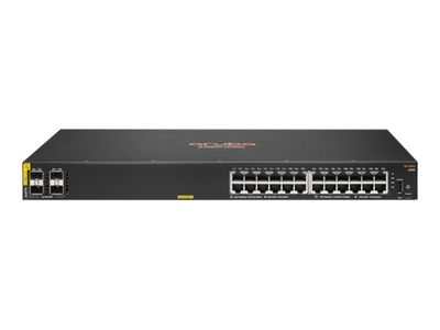 HPE Aruba 6100 24G Class4 PoE 4SFP+ - Switch - 28 Anschlüsse - managed - an Rack montierbar